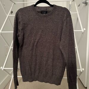 Classic Charcoal Crewneck Sweater